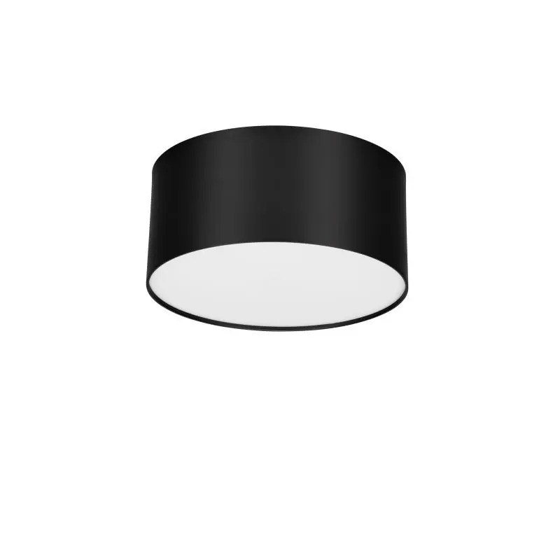 Weekendaanbieding Nova Luce Marsa - plafondlamp - Ø 14 x 6,5 cm - 16W LED incl. - zandzwart