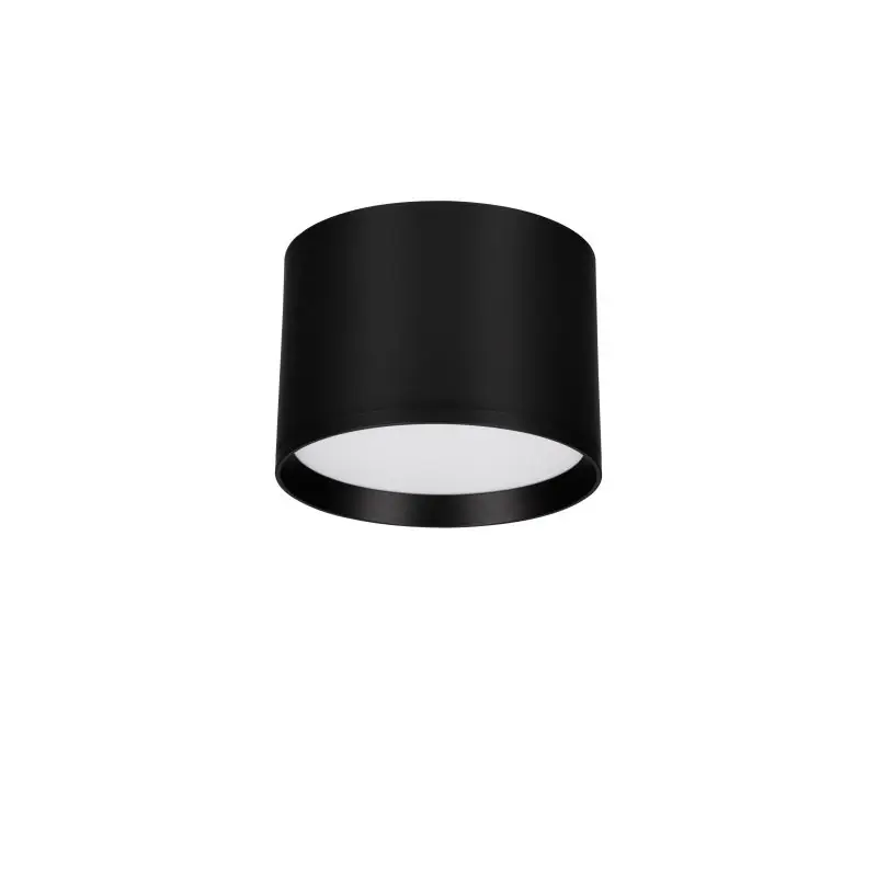 Nova Luce Ziaza - plafondlamp - Ø 12 x 8,6 cm - 17W LED incl. - zandzwart Exclusieve Aanbieding