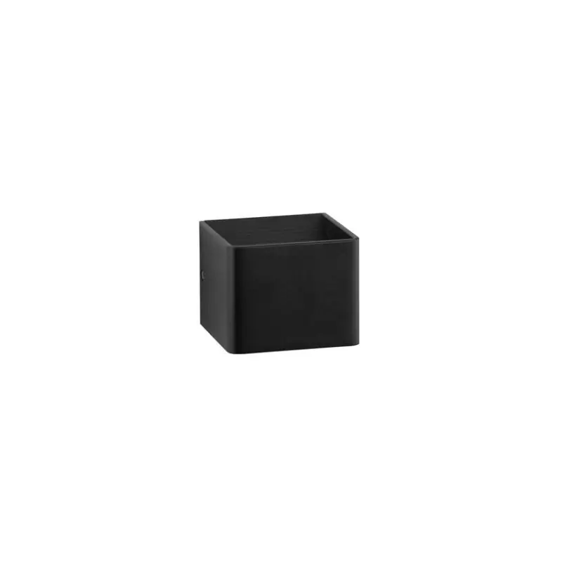 Origineel Nova Luce Epic - wandlamp - 9,8 x 10 x 8 cm - 6W LED incl. - zwart