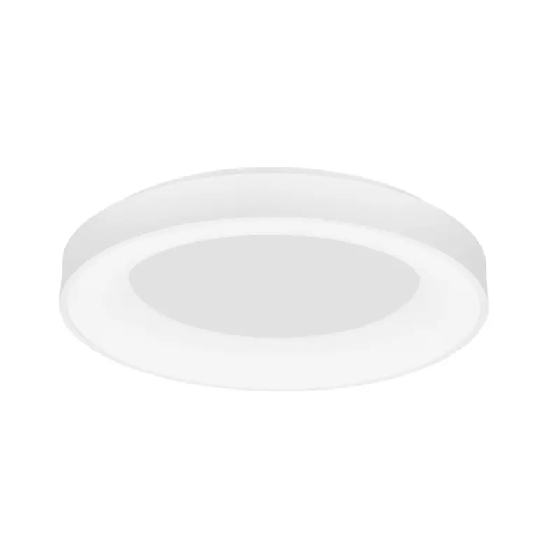 Nova Luce Rando Thin - plafondverlichting - Ø 60 x 9 cm - 50W dimbare LED incl. - zandwit - witte lichtkleur Beperkte Voorraad
