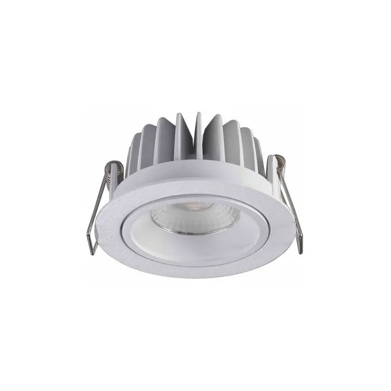 Lage Kosten Artdelight Venice 1210 - inbouwspot - Ø 90 mm, Ø 83 mm inbouwmaat - 10W dimbare LED incl. - IP44 - wit