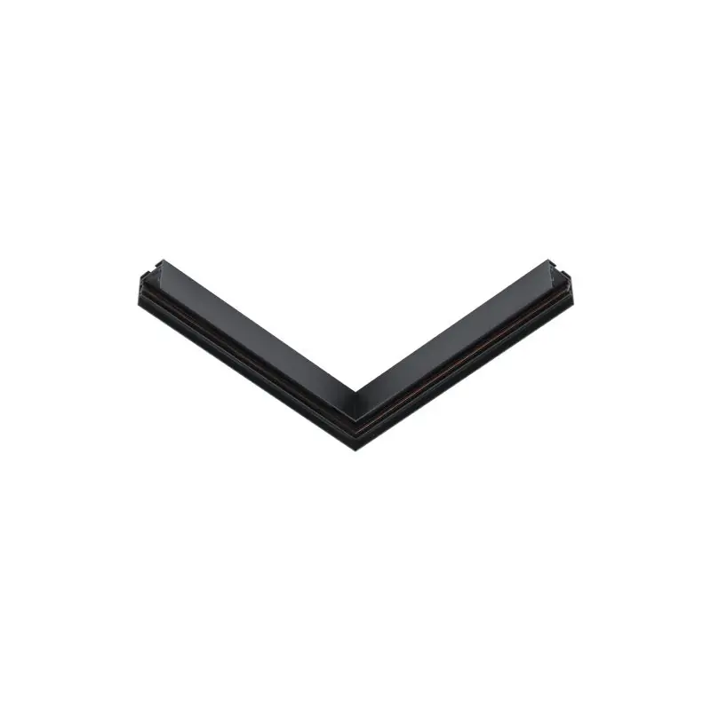 Nova Luce Q-Connector - hoekverbinder voor opbouw magnetisch profiel - 30,3 x 3,3 x 3,9 cm - zandzwart Favoriet