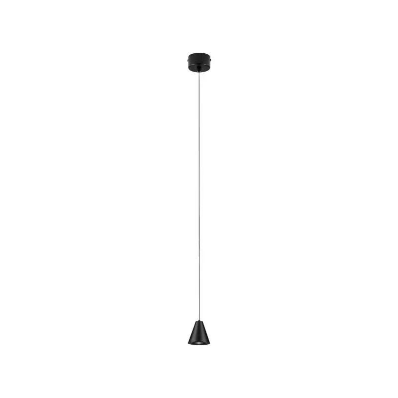 Voordeelprijs Nova Luce Irmos - hanglamp - Ø 6 x 191 cm - 5W LED incl. - zandzwart