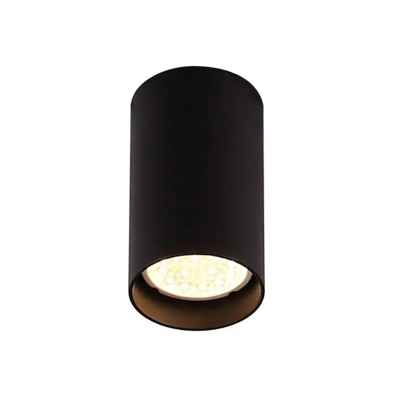 Veilige Betaling Maxlight Pet Round - opbouwspot - 10 cm - zwart