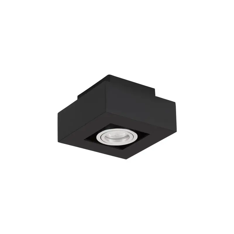 Nova Luce Robin - opbouwspot - 14,5 x 14,5 x 8,6 cm - zwart Voordeelprijs