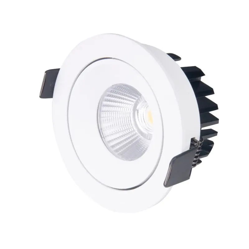 Origineel Maxlight Cyklop - inbouwspot - Ø 90 mm, Ø 80 mm inbouwmaat - 12W LED incl. - IP65 - wit