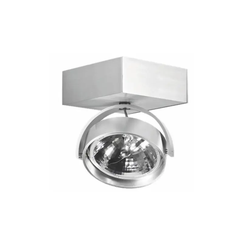 Artdelight Dutchess - opbouwspot 1L - 12,8 x 12,8 x 18 cm - aluminium Koopje