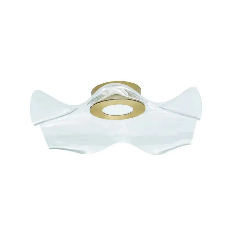 Nova Luce Siderno - plafondverlichting - 50 x 50 x 20 cm - 31W LED incl. - goud Bulkbestelling