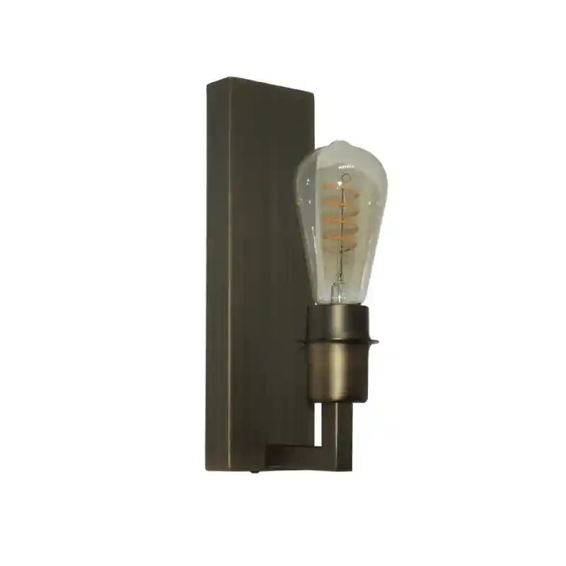 Hete Deal Artdelight Movano - wandverlichting - 13 x 8,7 x 17,8 cm - donker brons
