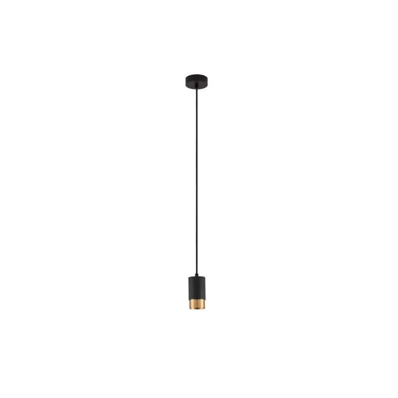 Premium Nova Luce Pogno Mini - hanglamp - Ø 5,6 x 150 cm - goud en zwart