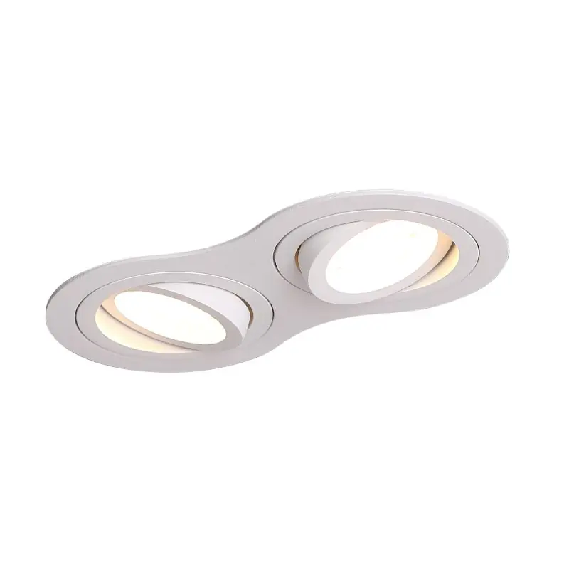 Seizoensaanbieding Maxlight Signal II - inbouwspot - 170 x 90 mm, Ø 2 x 75 mm inbouwmaat - wit