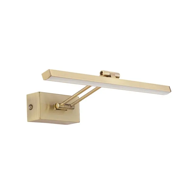 Populair Nova Luce Marnell - wandverlichting - 37,6 x 20,5 x 5,5 cm - 12W LED incl. - antiek messing