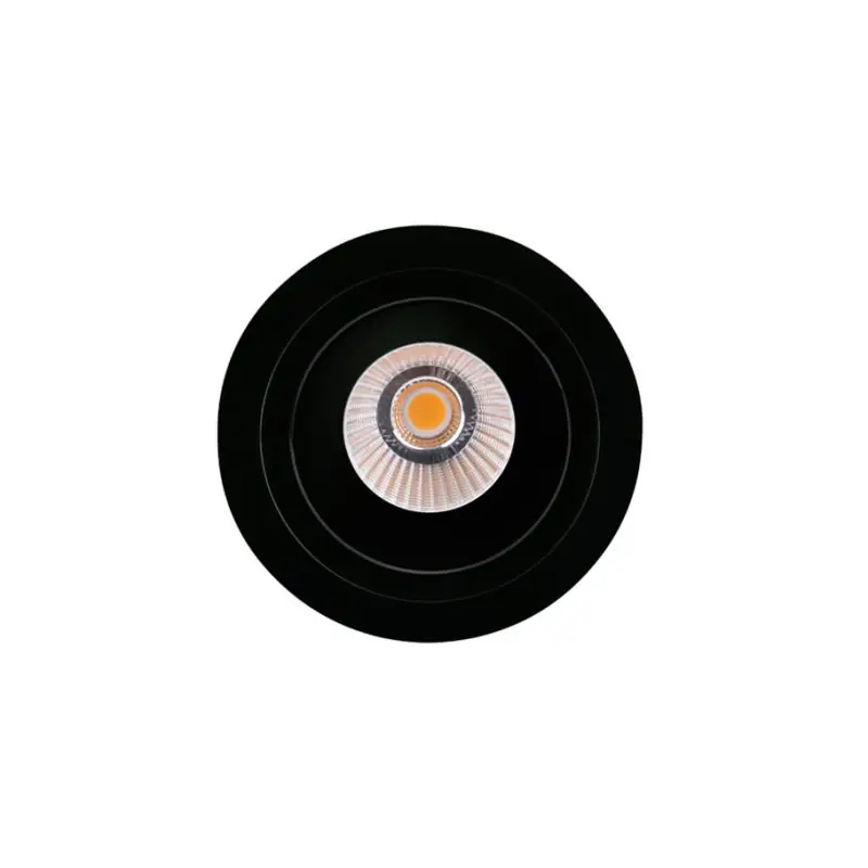 Maxlight Hiden - inbouwspot - Ø 95 mm, Ø 90 mm inbouwmaat - 10W LED incl. - zwart Aanbieding