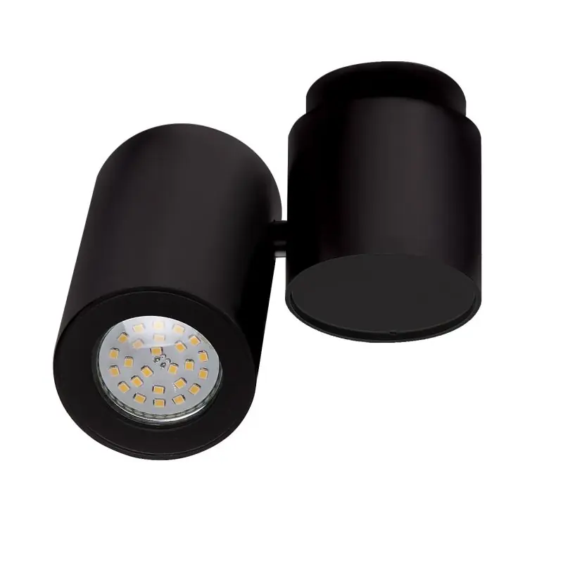 Maxlight Barro - opbouwspot 1L - 15 cm - zwart Luxe