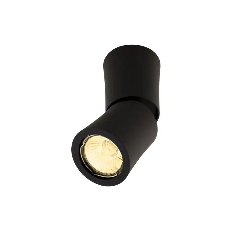 Maxlight Dot - wand/plafondspot 1L - Ø 6,5 x 15,5 cm - zwart Shop Nu
