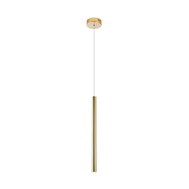 Maxlight Organic - hanglamp - Ø 2,5 x 190 cm - 1W LED incl. - goud Modern