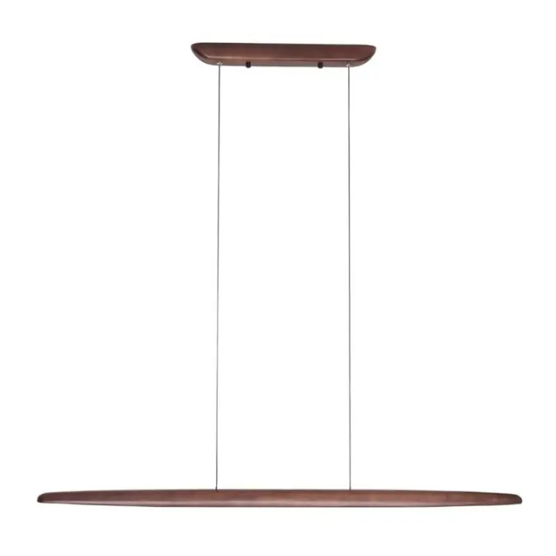 Maxlight Woody - hanglamp - 130 x 170 cm - 25W LED incl. - donkerbruin Merkproduct