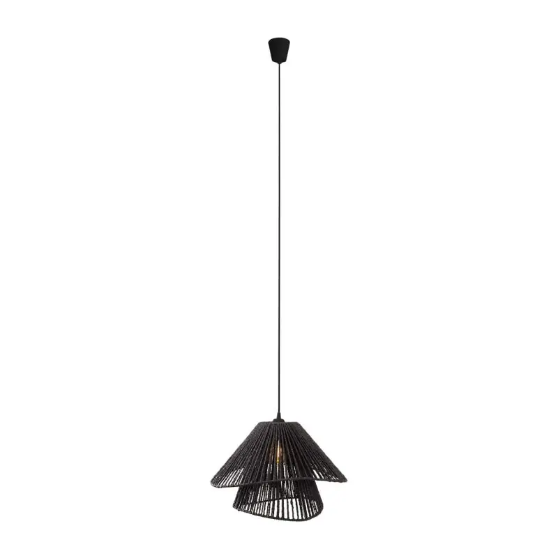 Maxlight Amalfi II - hanglamp - Ø 45 x 165 cm - zwart Professioneel