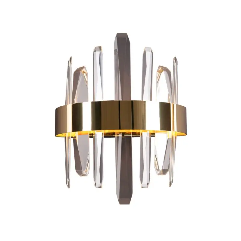 Maxlight Prince - wandverlichting - 25 x 16 x 30 cm - 12W LED incl. - goud Aanbieding