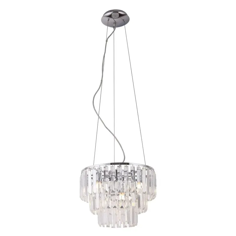Uitverkoop Maxlight Monaco - hanglamp - Ø 42 x 150 cm - chroom