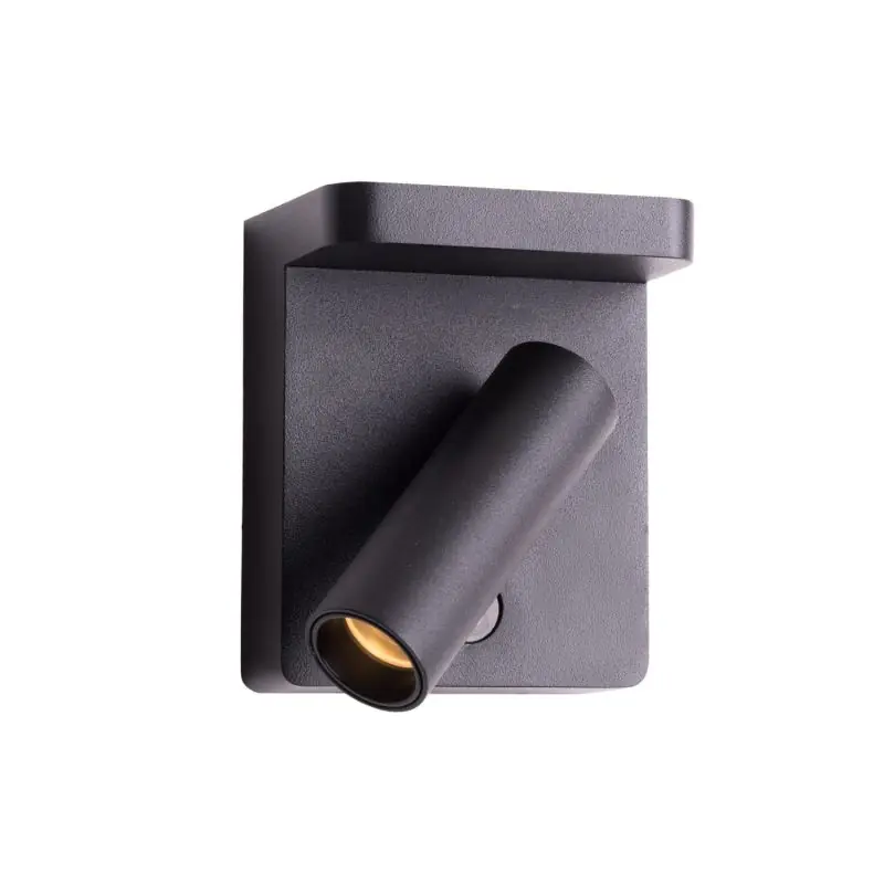 Maxlight Lofer - wandverlichting met schakelaar - 9 x 7 x 11 cm - 7W LED incl. - zwart Beste Prijs