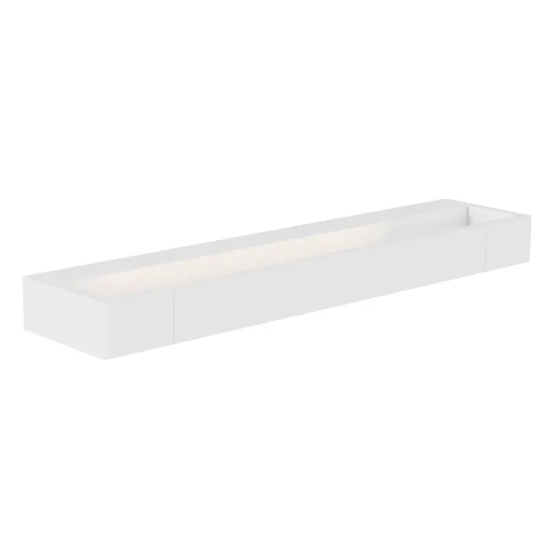 Maxlight Flink - wandlamp - 45 x 10 x 4 cm - 12W LED incl. - IP44 - wit Beperkt Aanbod