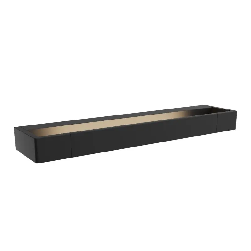 Flitsaanbieding Maxlight Flink - wandlamp - 45 x 10 x 4 cm - 12W LED incl. - IP44 - zwart