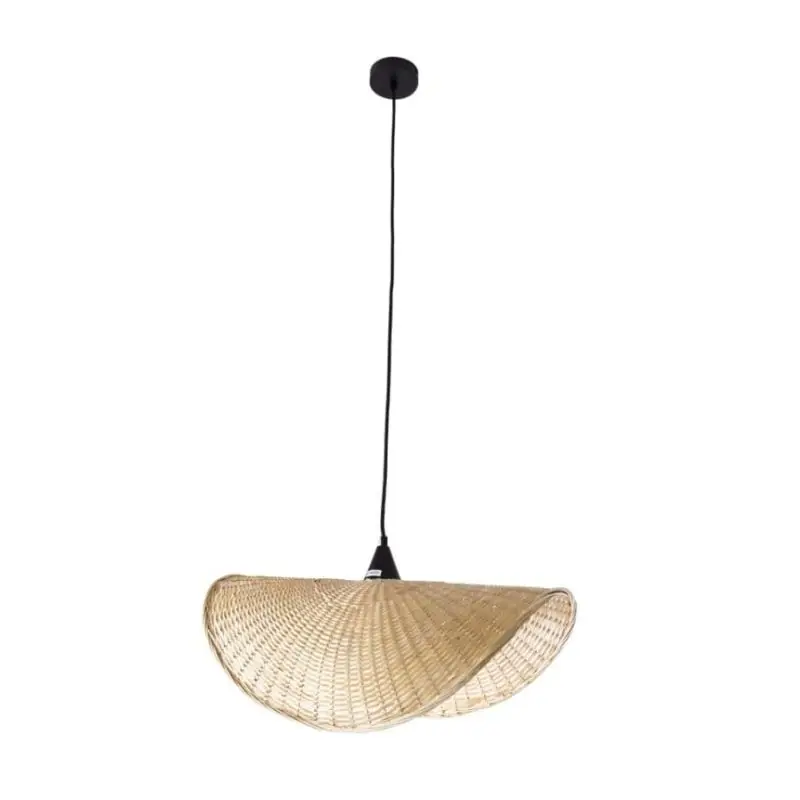 Maxlight Koshi - hanglamp - 60 x 32 x 120 cm - zwart en lichtbruin Laatste Kans