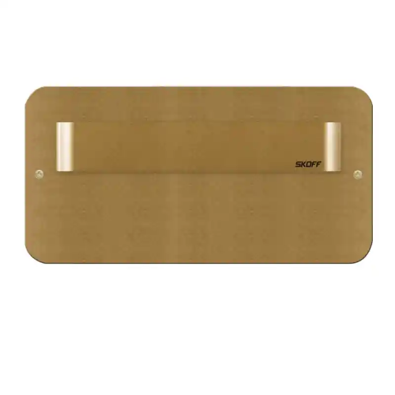 Nu Kopen Skoff Salsa Max Short - inbouw wandverlichting - 73 x 143 mm - 1,8W LED incl. - 10V - goud - 3000K
