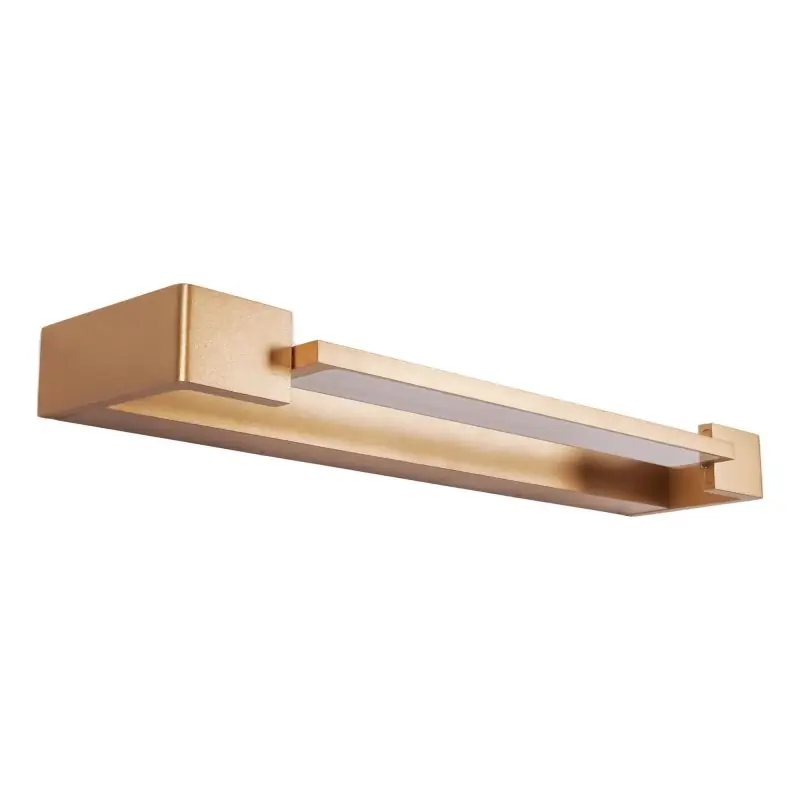 Seizoensaanbieding Maxlight Flink - wandlamp - 45 x 10 x 4 cm - 12W LED incl. - IP44 - goud