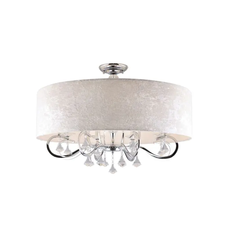 Hete Deal Maxlight Amsterdam - plafondverlichting - Ø 60 x 55 cm - chroom