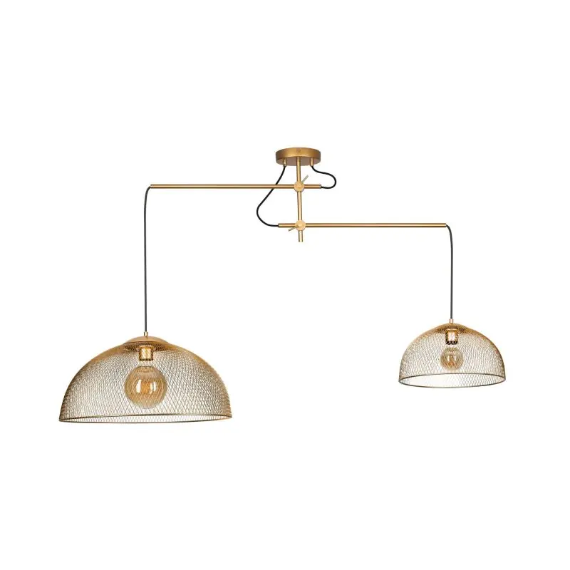 Maxlight Concept - hanglamp - 170 x 100 cm - goud Hoge Kwaliteit