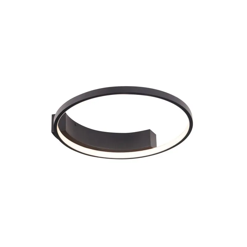 Beperkte Voorraad Maxlight Velvet - plafondverlichting - Ø 40 x 8 cm - 25W LED incl. - zwart