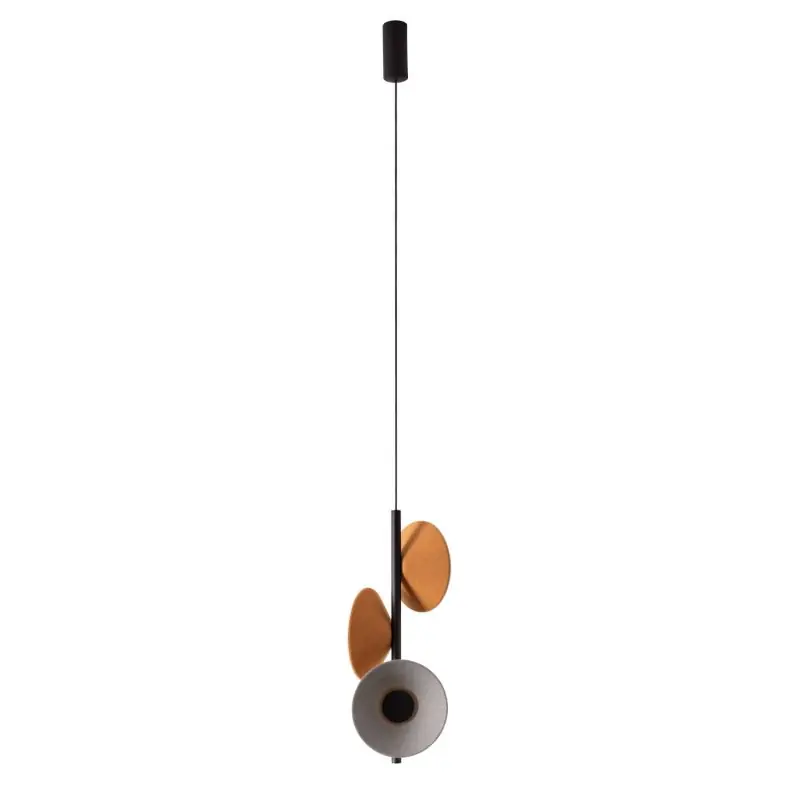 Voordeelprijs Maxlight Puro - hanglamp - 51 x 19 x 220 cm - 4 x 2W LED incl. - grijs en geel