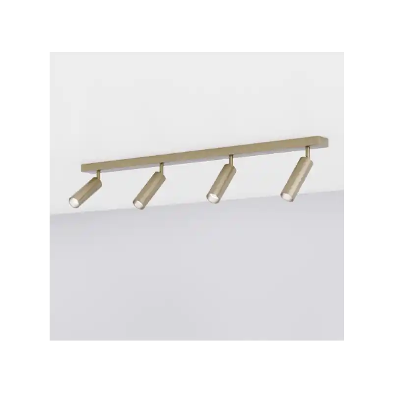 Ambachtelijk Amarcords Ciccio - opbouwspot - 90 x 6,0 x 2,5 cm - 6W LED GU10 incl. - brutanium