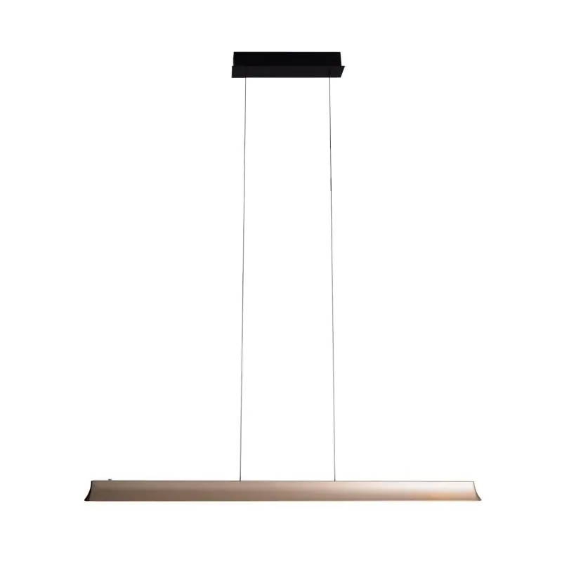 Maxlight Jo-Jo - hanglamp - 124 x 6 x 195 cm - 38W LED incl. - 2700K-5500K - goud en zwart Finale Uitverkoop