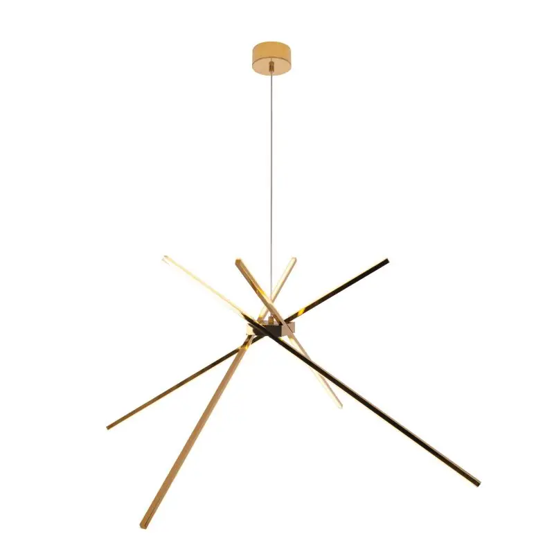 Maxlight Spider - hanglamp - Ø 114 x 200 cm - 33W LED incl. - goud Handgemaakt