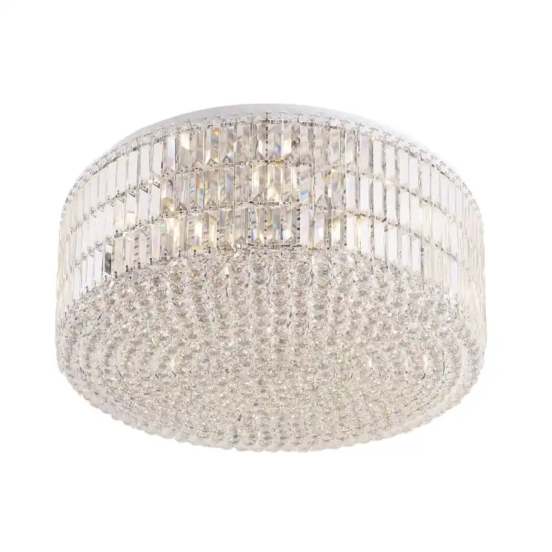 Maxlight Puccini - plafondverlichting - Ø 80 x 35 cm - chroom Gecertificeerd