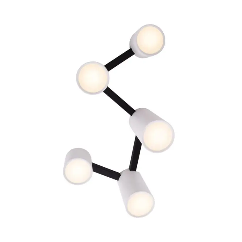Maxlight Laxer - plafondlamp - 75 x 40 cm - zwart en wit Betrouwbaar