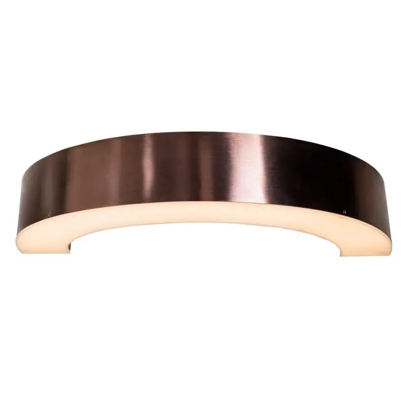 Korting Maxlight Lotus - wandverlichting - 30 x 13 x 5 cm - 7W LED incl. - geborsteld brons
