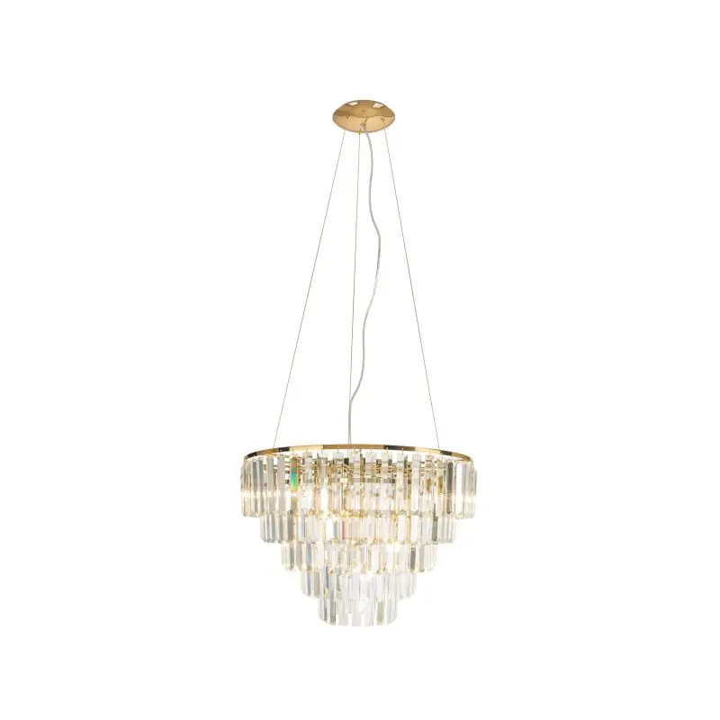 Maxlight Monaco - hanglamp - Ø 60 x 150 cm - goud Hete Deal