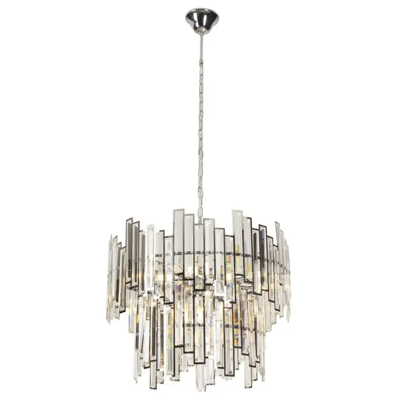 Garantie Inbegrepen Maxlight Nemo - luster - Ø 55 x 120 cm - chroom