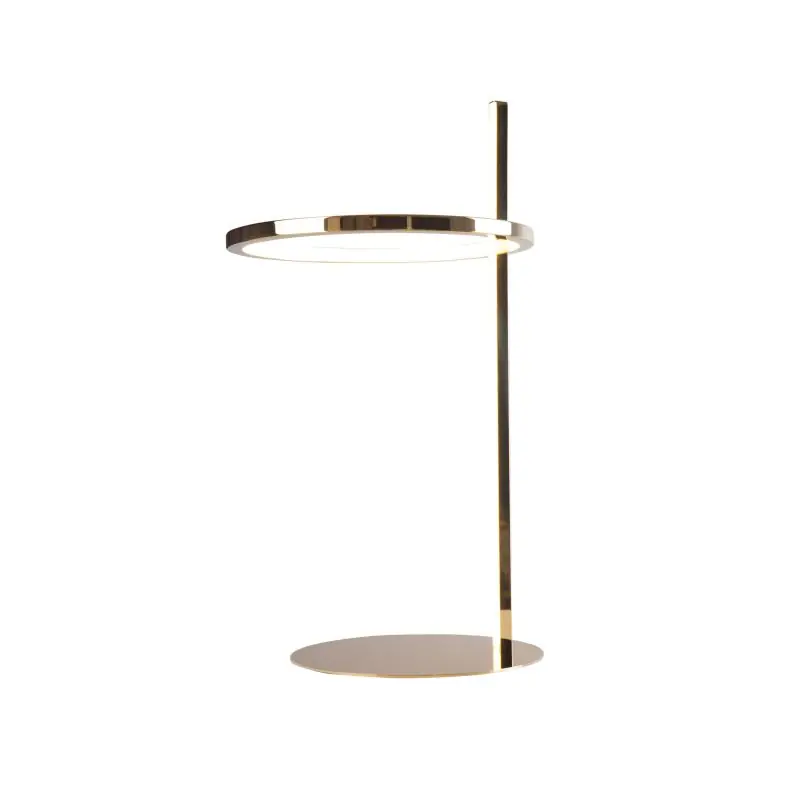 Maxlight Lozanna - tafellamp - Ø 30 x 55 cm - 14W LED incl. - goud Betrouwbaar