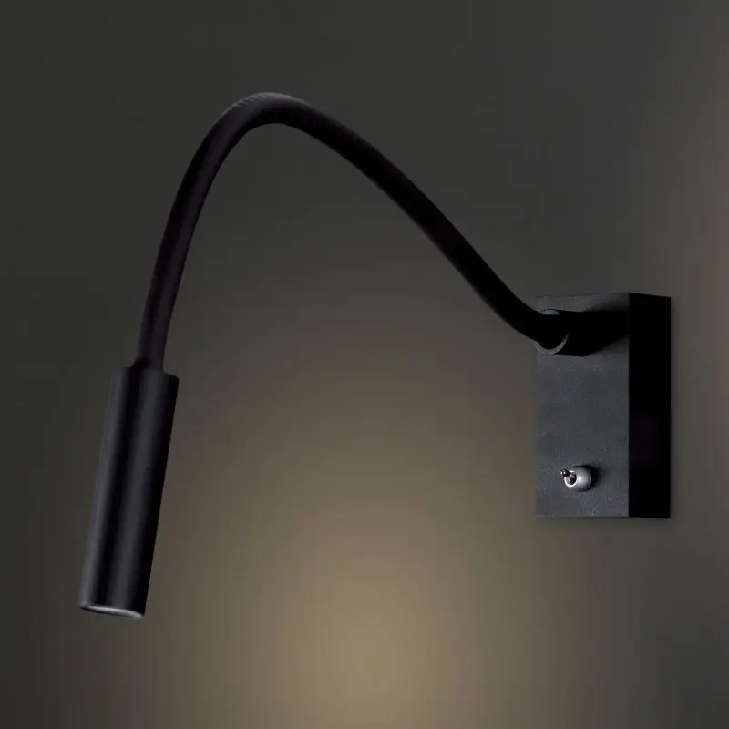 Maxlight Rider - wandverlichting - 7 x 46 x 10 cm - 3W LED incl. - zwart Professioneel