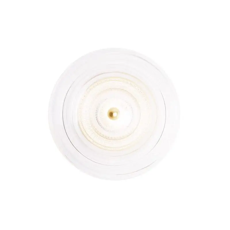 Laatste Kans Maxlight Lipari - opbouw wandlamp - Ø 16 x 9,5 cm - 6W LED incl. - geborsteld goud