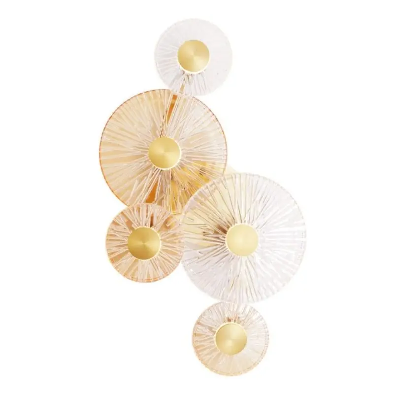 Maxlight Allure - opbouw wandlamp - 30 x 55 cm - 5 x 5W LED incl. - mat goud Beste Prijs