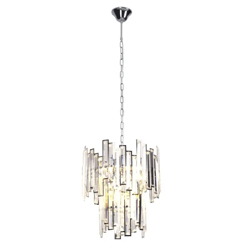 Plaats Bestelling Maxlight Nemo - luster - Ø 40 x 140 cm - chroom