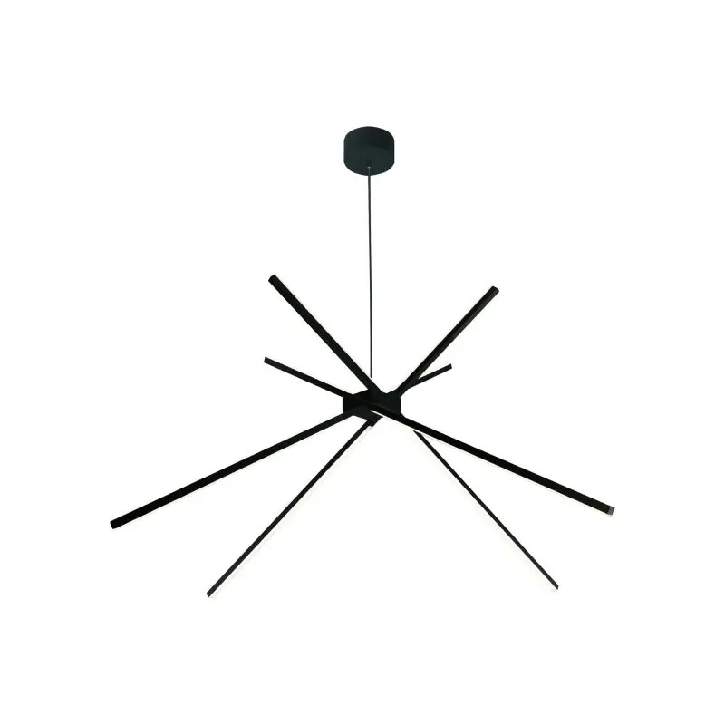 Maxlight Spider - hanglamp - Ø 114 x 200 cm - 33W LED incl. - zwart Voordeelprijs