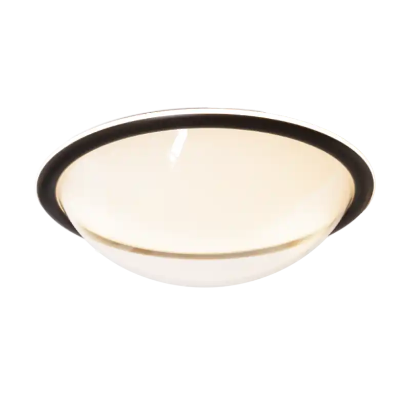 Maxlight Lotto - plafondlamp - Ø 48 x 14 cm - 40W + 10W LED incl. - wit en zwart Gratis Verzending