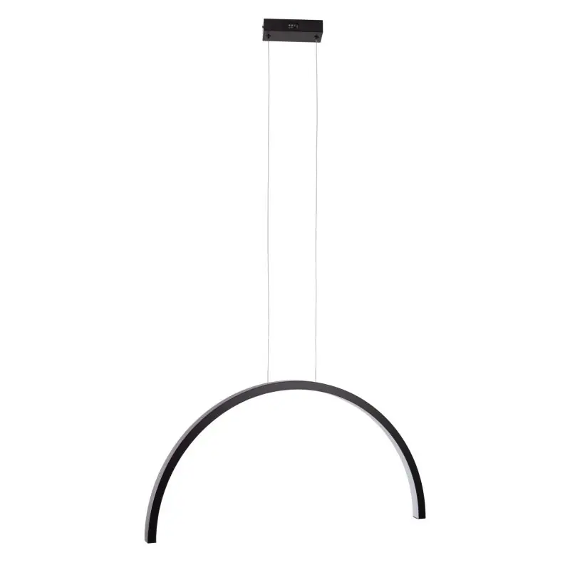 Maxlight Trio Arc - hanglamp - 80 x 180 cm - 21W LED incl. - zwart Koopje